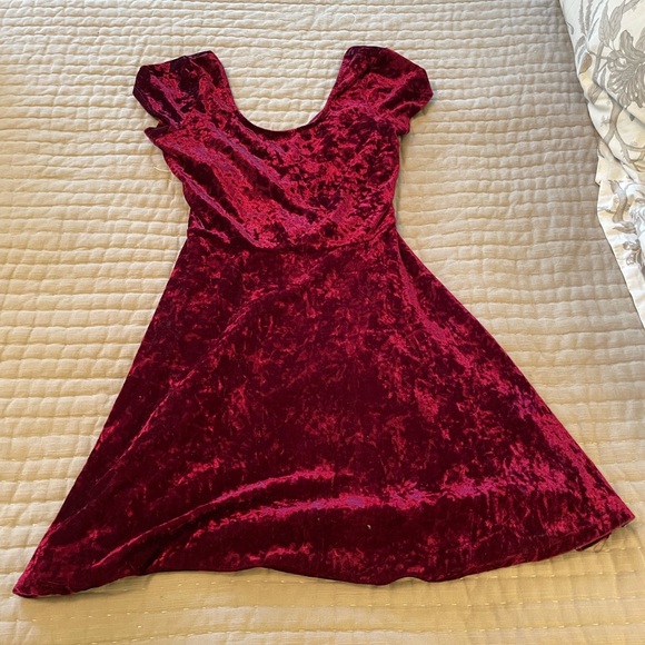 Wet Seal Dresses & Skirts - Red Velvet dress - Size S -